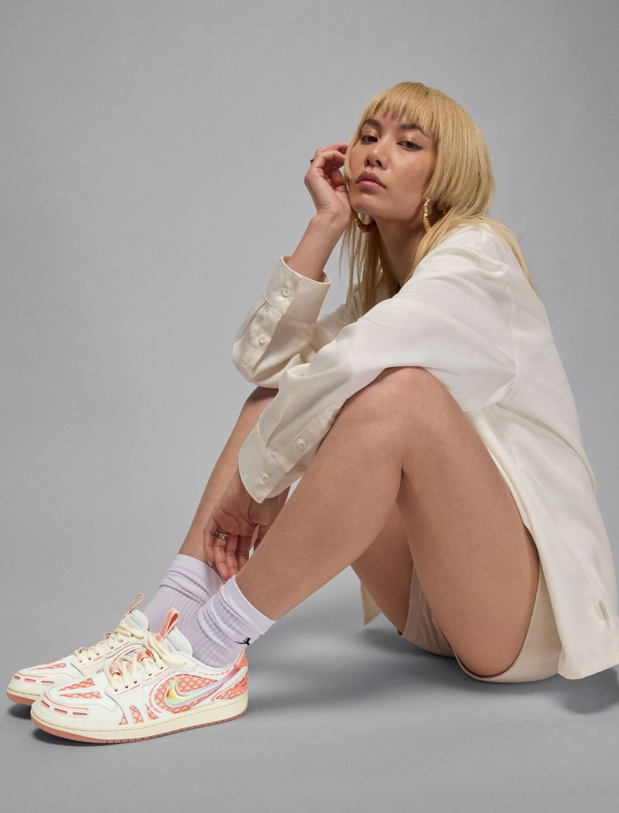 Jordan Air 1 Low Method of Make Kadın Krem Rengi Spor Ayakkabı Jordan Air 1 Low Method of Make Kadın Krem Rengi Spor Ayakkabı