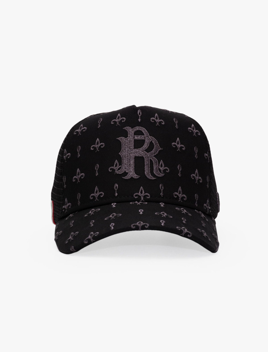 RustandRich Kadın Erkek Siyah/Antrasit Trucker Şapka-Premium Collection-Regalia RustandRich Kadın Erkek Siyah/Antrasit Trucker Şapka-Premium Collection-Regalia