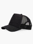 RustandRich Kadın Erkek Siyah Trucker Şapka-Premium Collection-Regalia