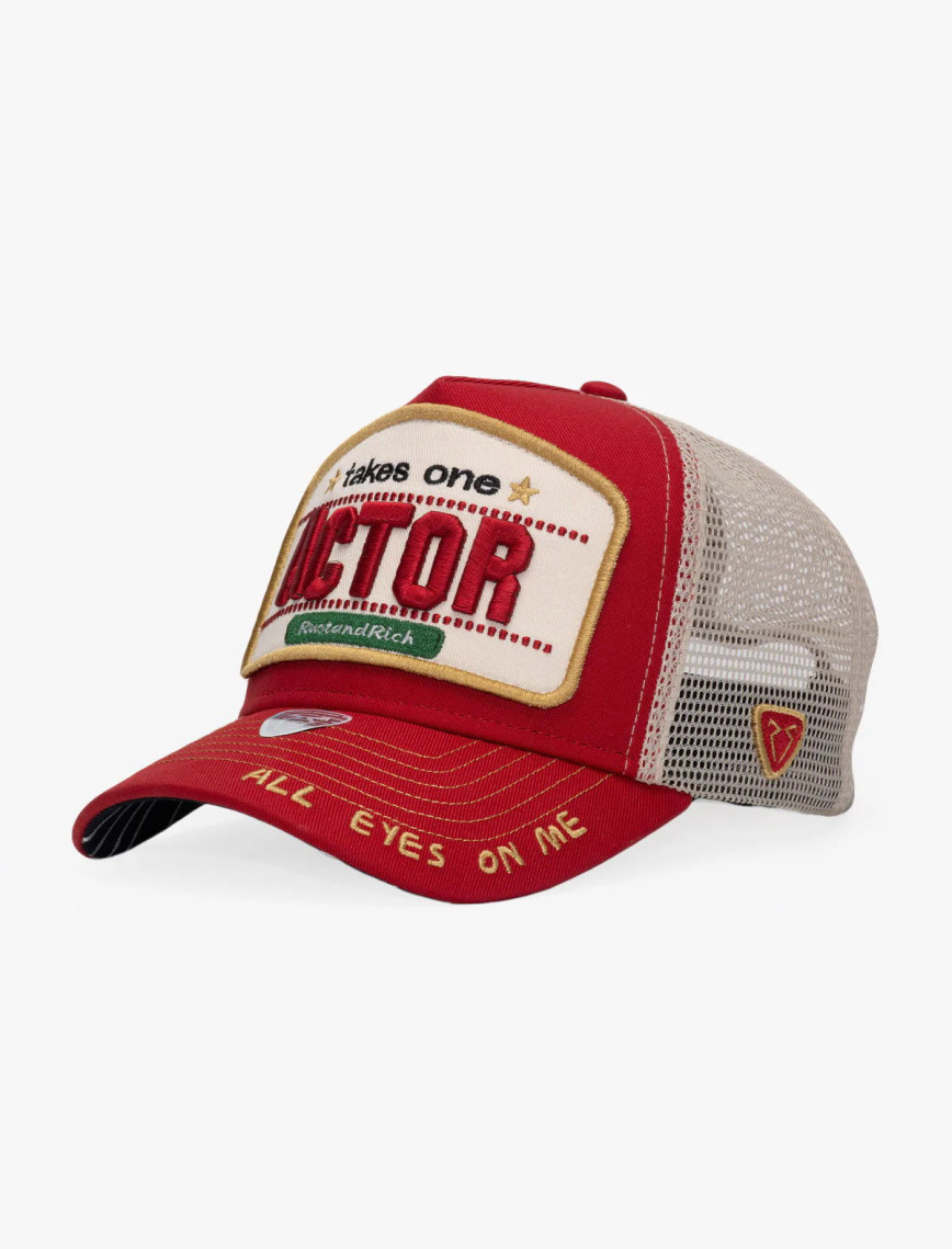 RustandRich Kadın Erkek Kırmızı Trucker Şapka-Urban Collection-Actor RustandRich Kadın Erkek Kırmızı Trucker Şapka-Urban Collection-Actor
