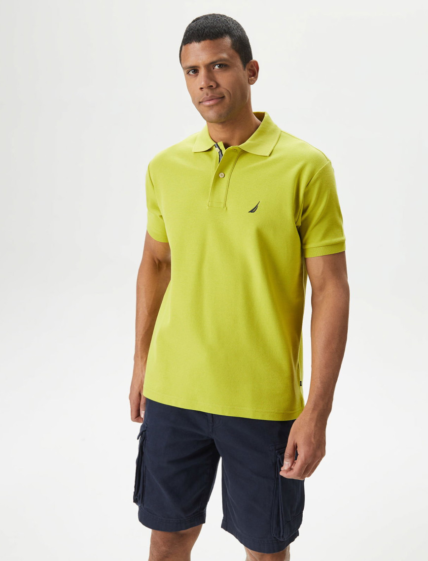 Nautica Erkek Pembe Classic Fit Polo Yaka T-Shirt