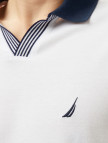 Nautica Erkek Beyaz Classic Fit Polo Yaka T-Shirt
