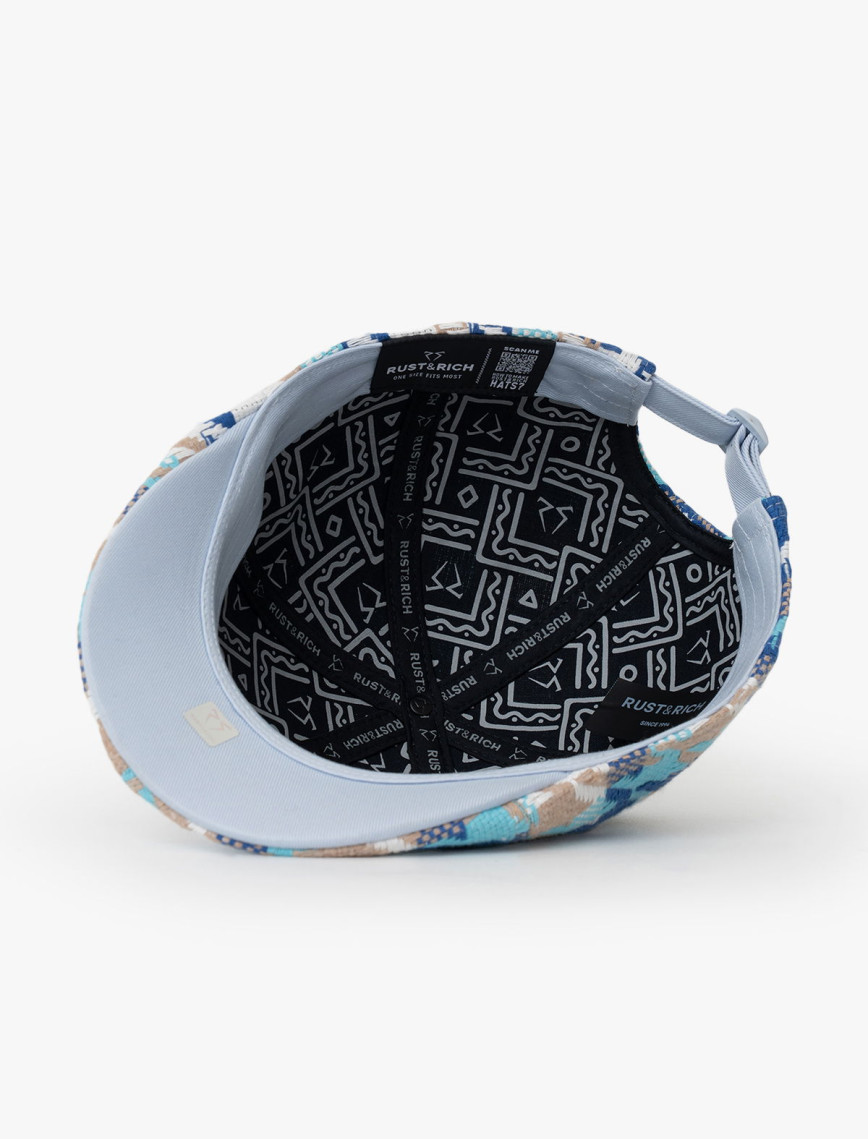 RustandRich Kadın Erkek Mavi Casket Şapka-Urban Collection-Born In Earth