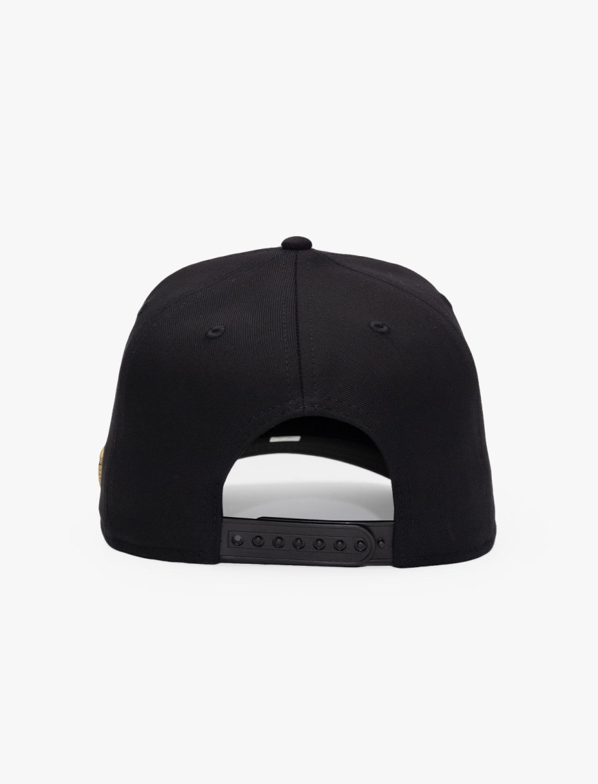 RustandRich Kadın Erkek Siyah Baseball Şapka-Curved Visor-Motto Collection-Deal