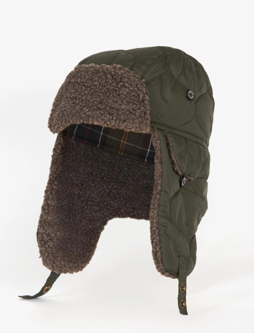 Barbour Sandbay Kapitone Trapper Şapka Barbour Sandbay Kapitone Trapper Şapka