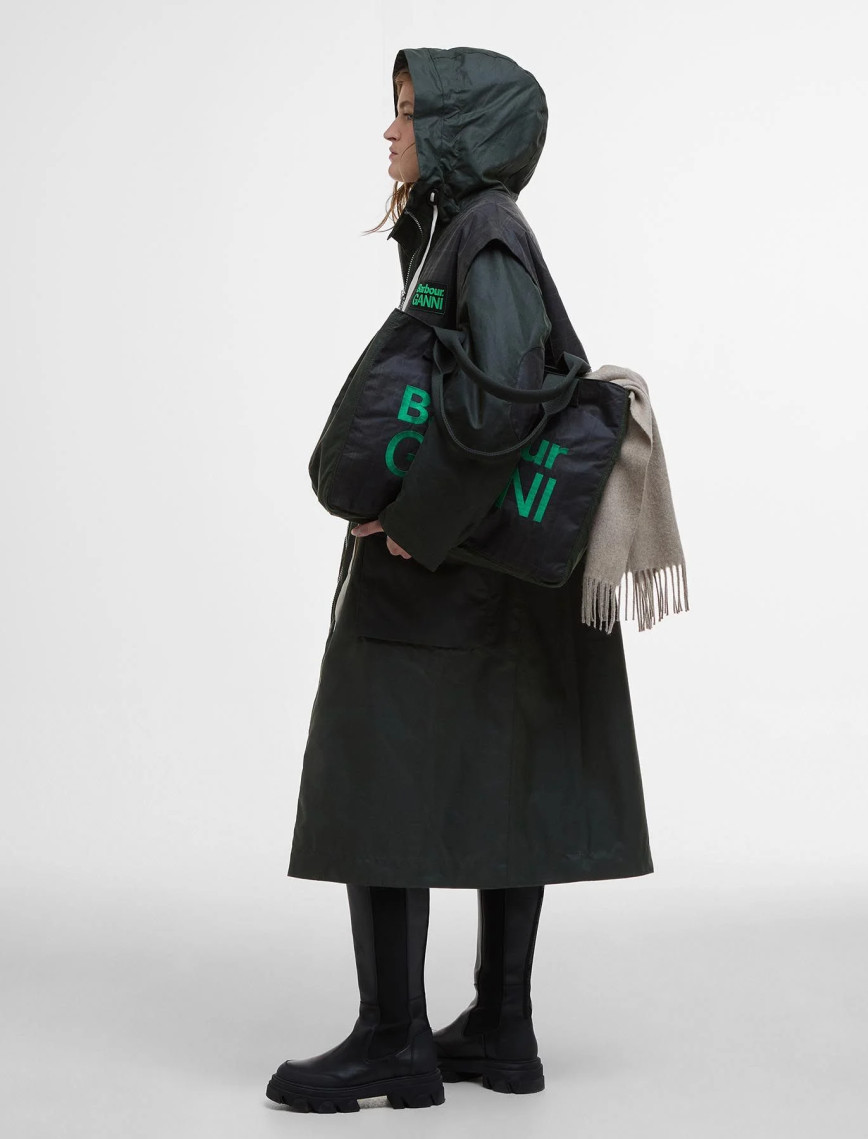 Barbour x GANNI Yağlı Parka