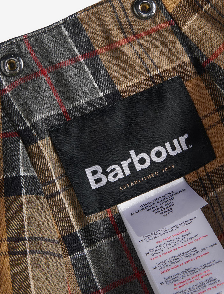 Barbour Childrens Yağlı Kapüşon Barbour Childrens Yağlı Kapüşon