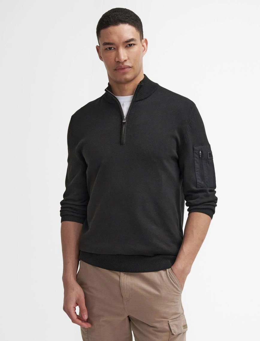 B.Intl Blades Pamuklu Yarım Fermuarlı Kazak B.Intl Blades Pamuklu Yarım Fermuarlı Kazak