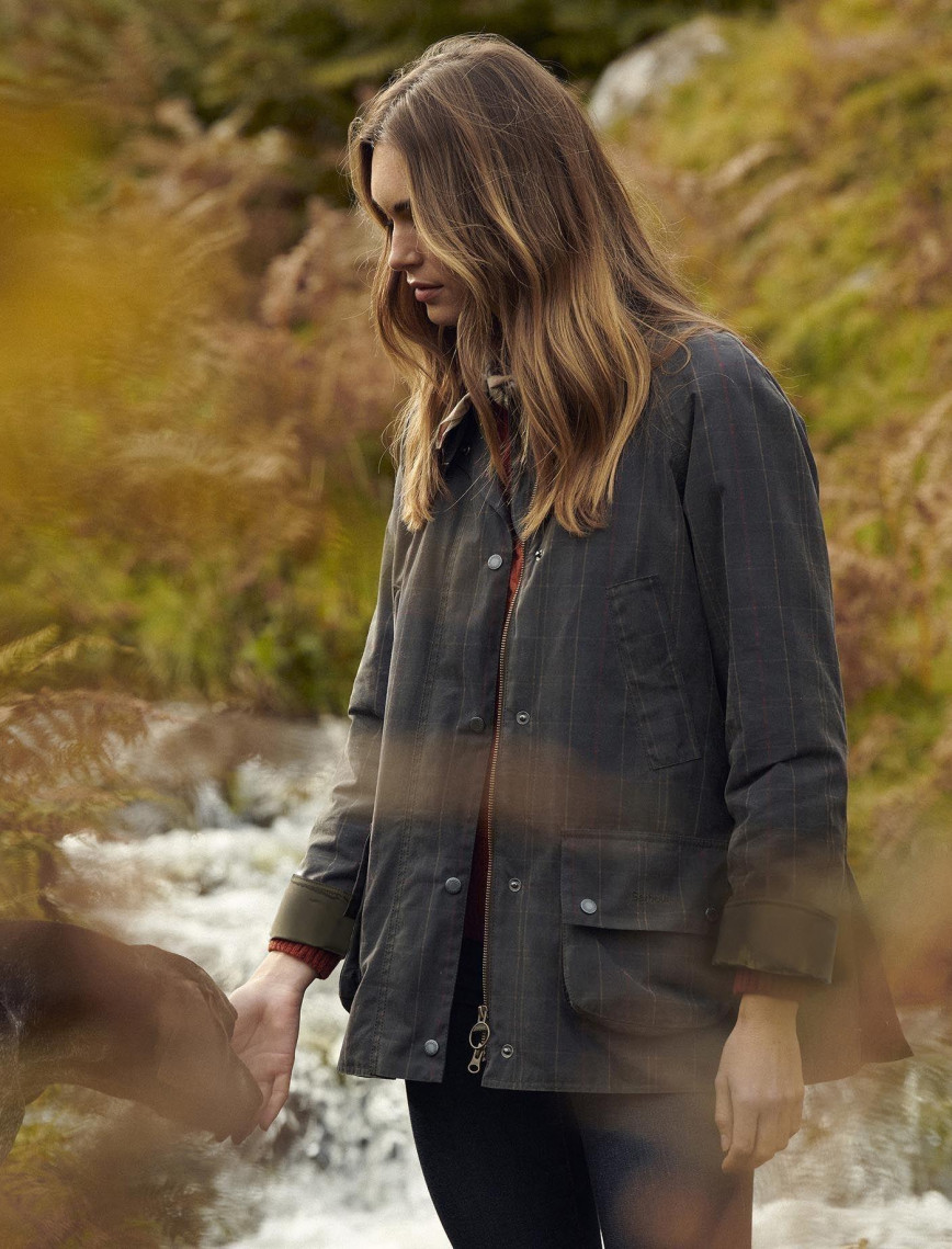 Barbour Tartan Ashby Yağlı Ceket Barbour Tartan Ashby Yağlı Ceket