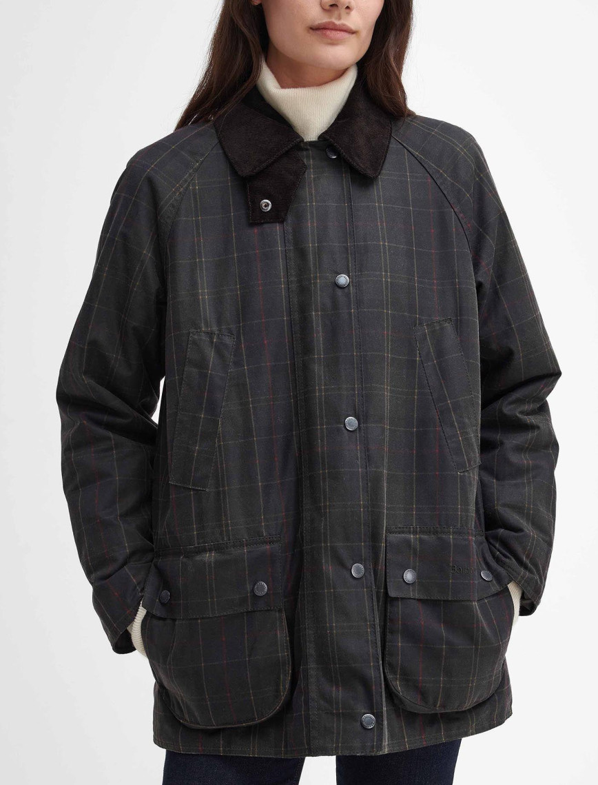 Barbour Tartan Ashby Yağlı Ceket Barbour Tartan Ashby Yağlı Ceket