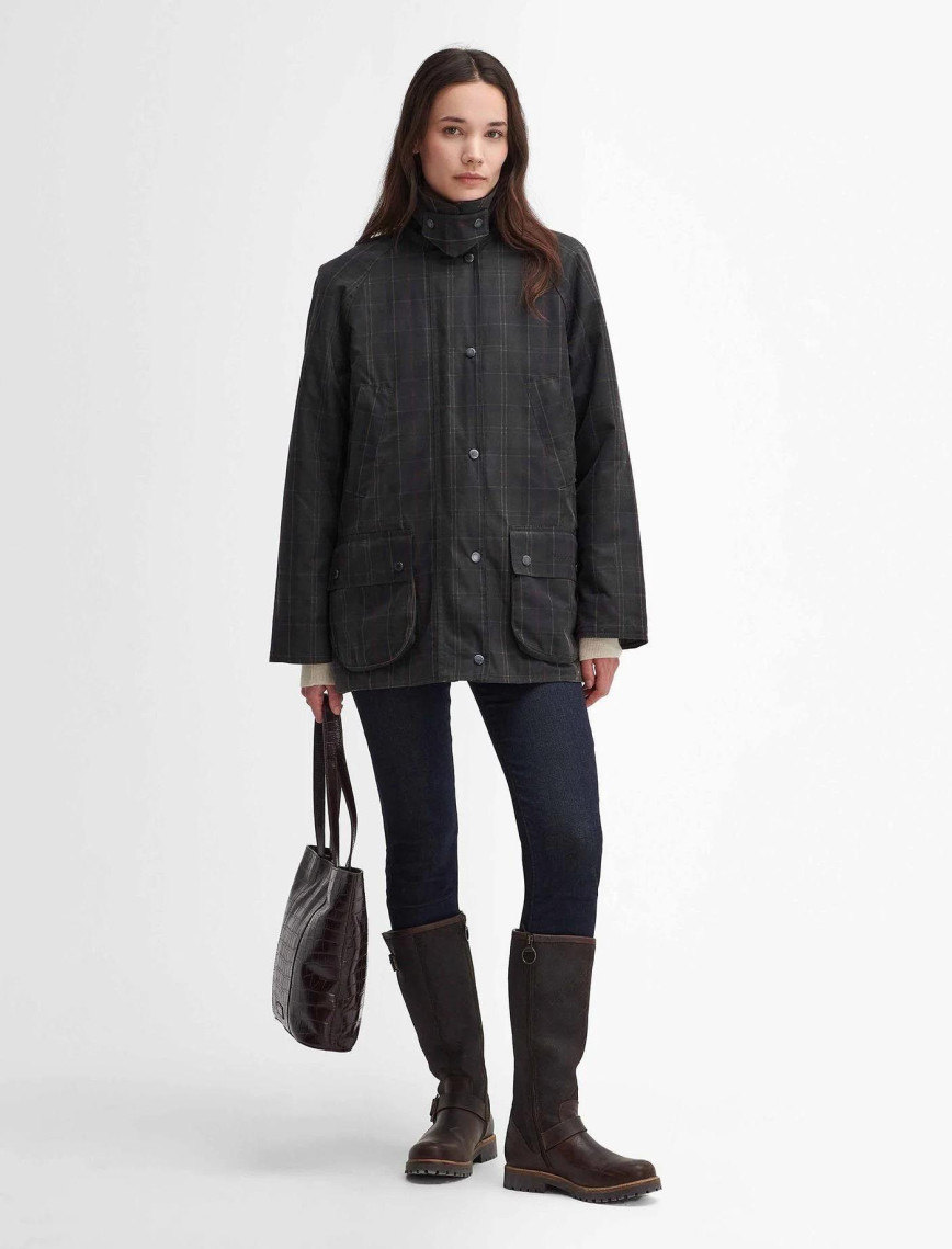 Barbour Tartan Ashby Yağlı Ceket Barbour Tartan Ashby Yağlı Ceket