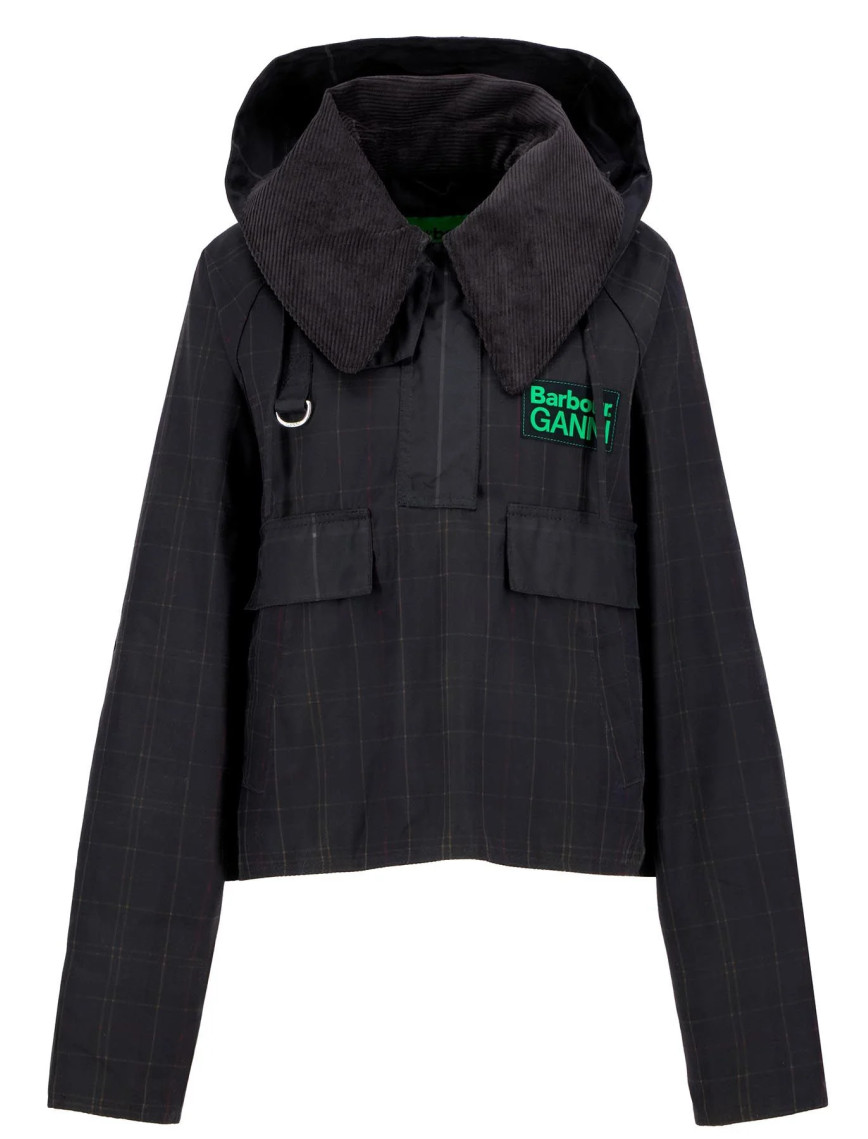 Barbour x GANNI Anorak Smock Yağlı Ceket Barbour x GANNI Anorak Smock Yağlı Ceket