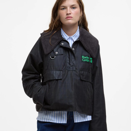 Barbour x GANNI Anorak Smock Yağlı Ceket Barbour x GANNI Anorak Smock Yağlı Ceket