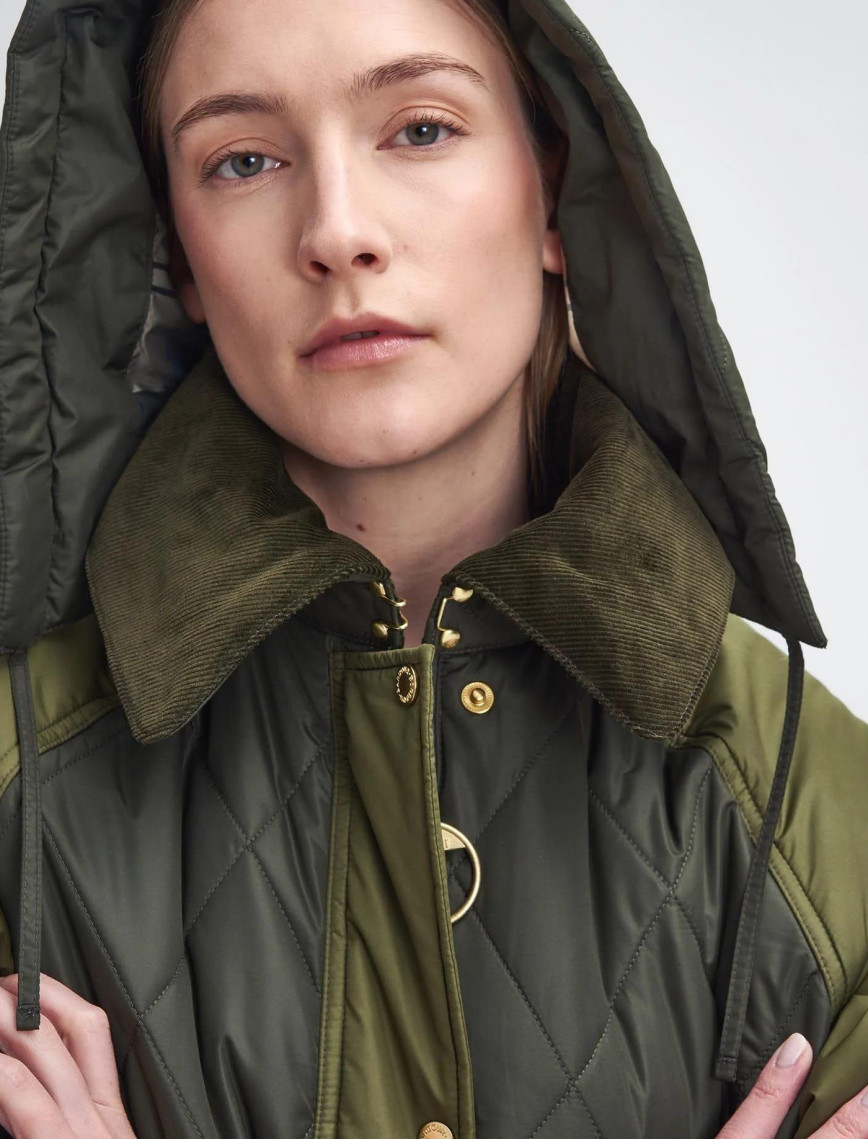 Barbour Cookston Kapitone Ceket