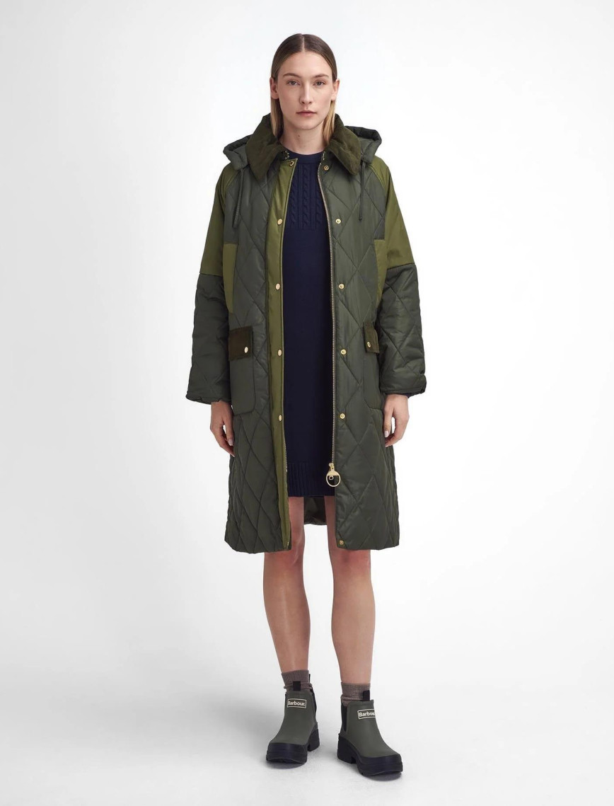 Barbour Cookston Kapitone Ceket