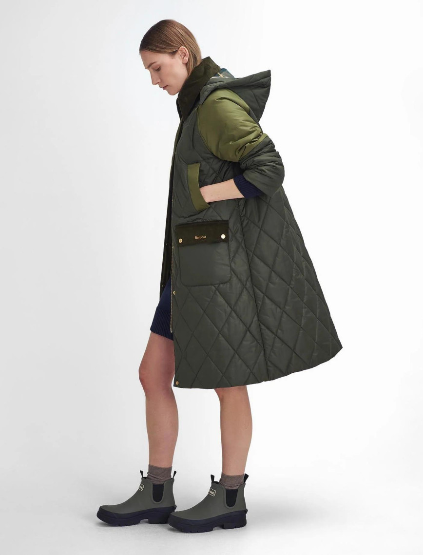 Barbour Cookston Kapitone Ceket