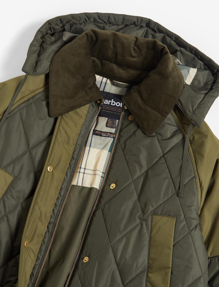 Barbour Cookston Kapitone Ceket