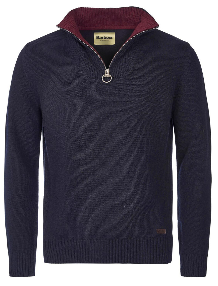 Barbour Pullover Nelson Yarım Fermuar Kazak Barbour Pullover Nelson Yarım Fermuar Kazak