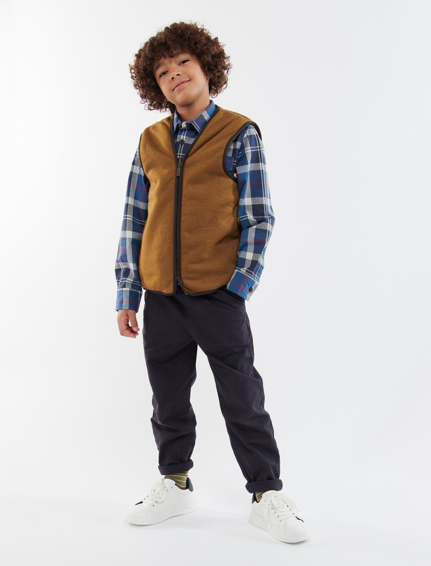 Barbour Çocuk Beaufort Yelek/Fermuarlı Astar Barbour Çocuk Beaufort Yelek/Fermuarlı Astar