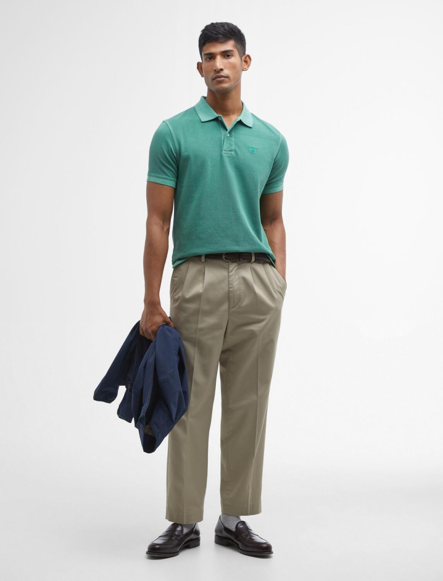 Barbour Washed Sports Polo Yaka Barbour Washed Sports Polo Yaka