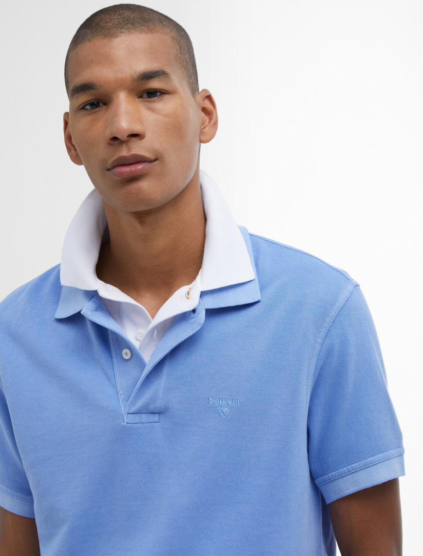 Barbour Washed Sports Polo Yaka Barbour Washed Sports Polo Yaka