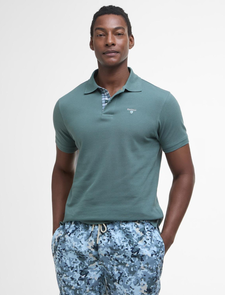 Barbour Tartan Pique Polo Yaka Barbour Tartan Pique Polo Yaka