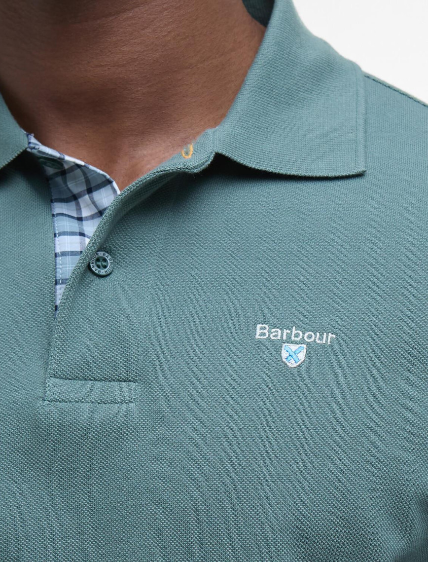 Barbour Tartan Pique Polo Yaka Barbour Tartan Pique Polo Yaka
