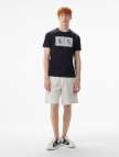 Armani Exchange Erkek Lacivert Bisiklet Yaka T-Shirt