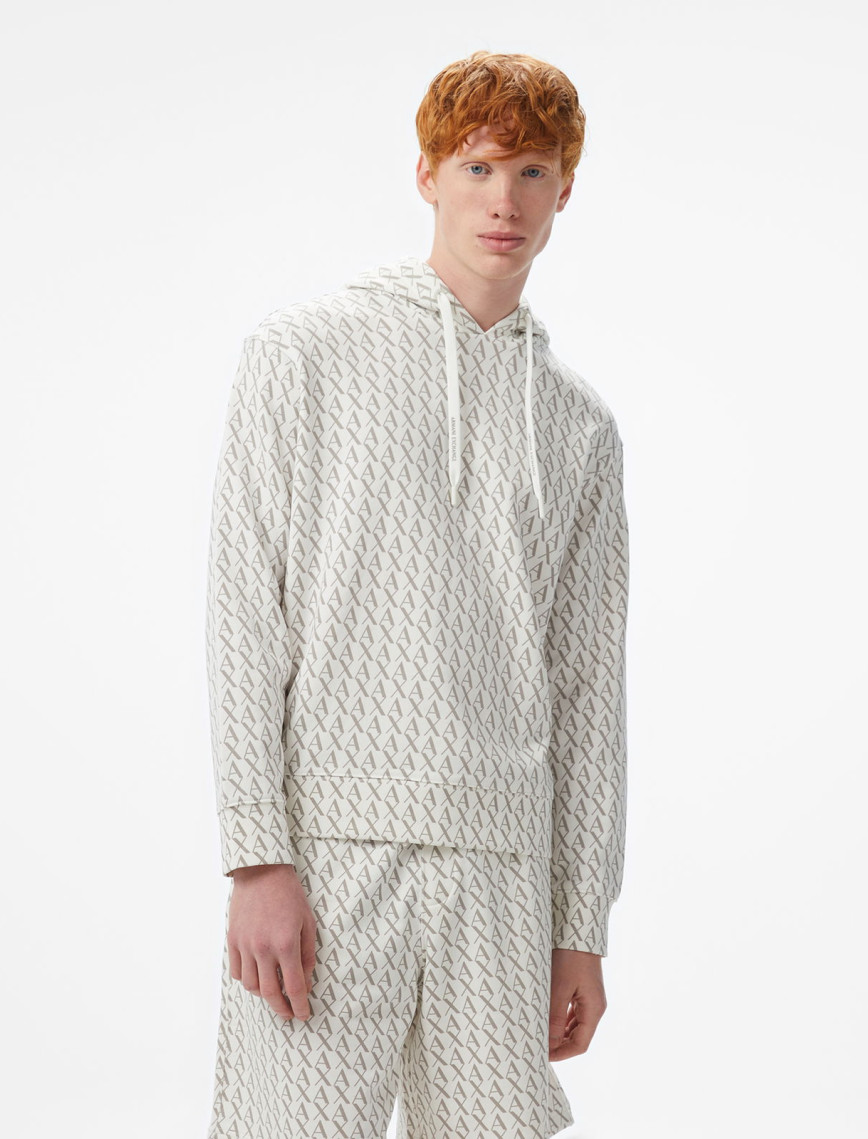 Armani Exchange Erkek Siyah Kapüşonlu Sweatshirt Armani Exchange Erkek Siyah Kapüşonlu Sweatshirt