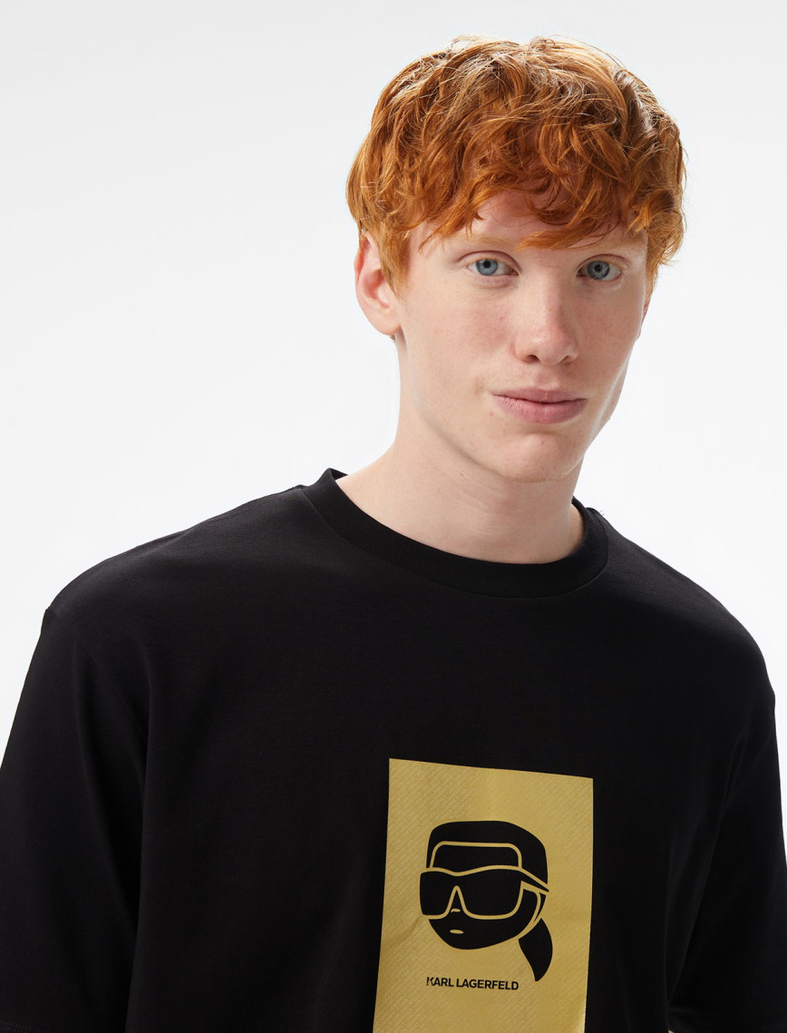 Karl Lagerfeld Erkek Siyah T-Shirt Karl Lagerfeld Erkek Siyah T-Shirt