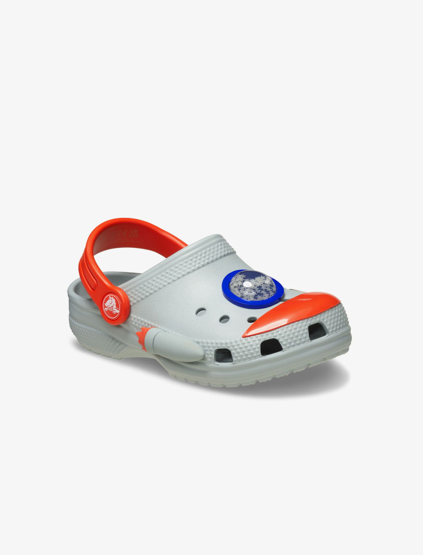 Crocs Classic Rocket Ship Bebek Gri Terlik Crocs Classic Rocket Ship Bebek Gri Terlik