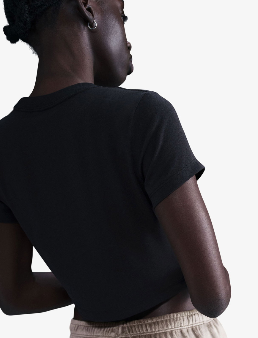 Nike Sportswear Chill Knit Kadın Siyah T-Shirt Nike Sportswear Chill Knit Kadın Siyah T-Shirt