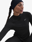 Nike Dri-Fit Tempo Swoosh Run Kadın Siyah T-Shirt Nike Dri-Fit Tempo Swoosh Run Kadın Siyah T-Shirt