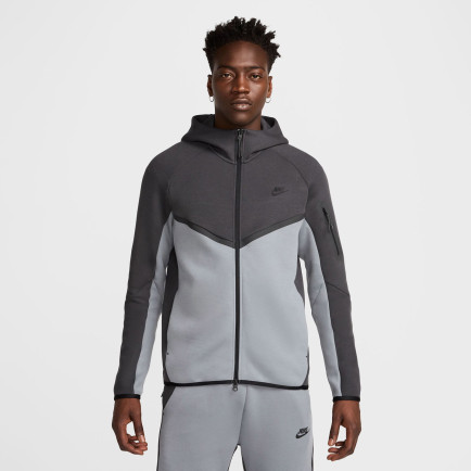 Nike Tech Fleece Erkek Gri Hoodie