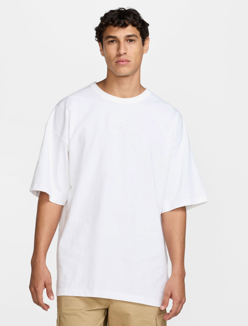 Nike Sportswear Premium Essentials Erkek Beyaz T-Shirt Nike Sportswear Premium Essentials Erkek Beyaz T-Shirt