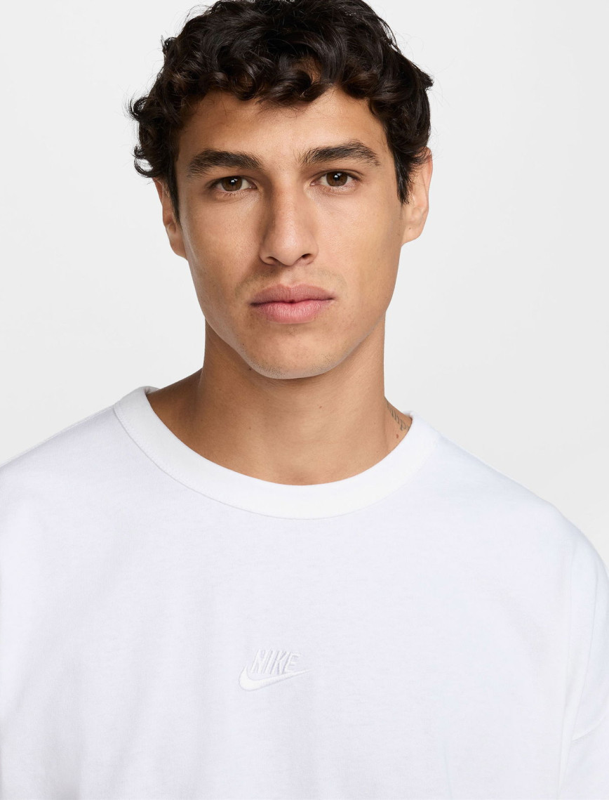 Nike Sportswear Premium Essentials Erkek Beyaz T-Shirt Nike Sportswear Premium Essentials Erkek Beyaz T-Shirt