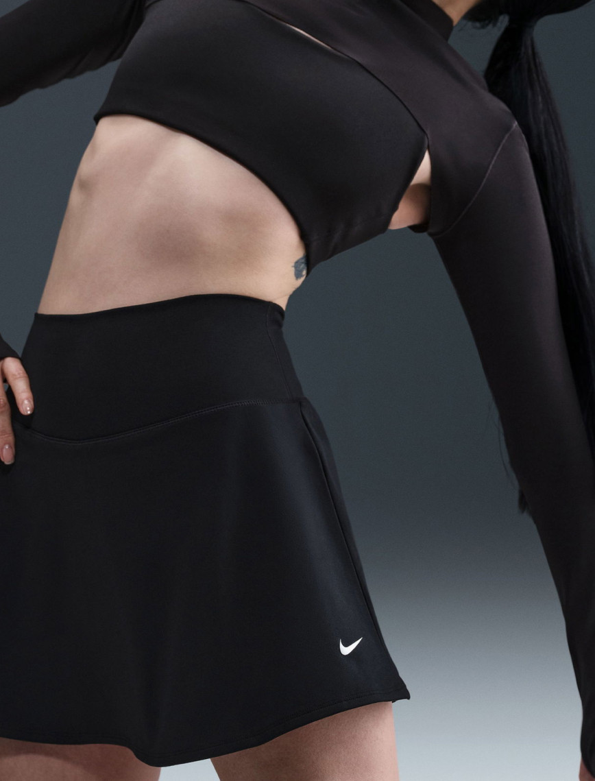 Nike One Dri-Fit Kadın Siyah Etek Nike One Dri-Fit Kadın Siyah Etek