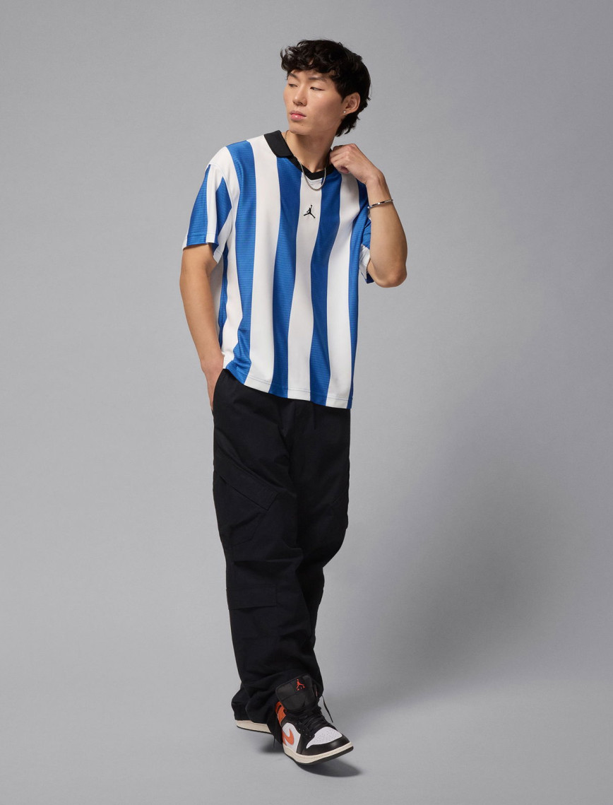 Jordan Brooklyn Collegiate Goalie Erkek Krem Rengi T-Shirt