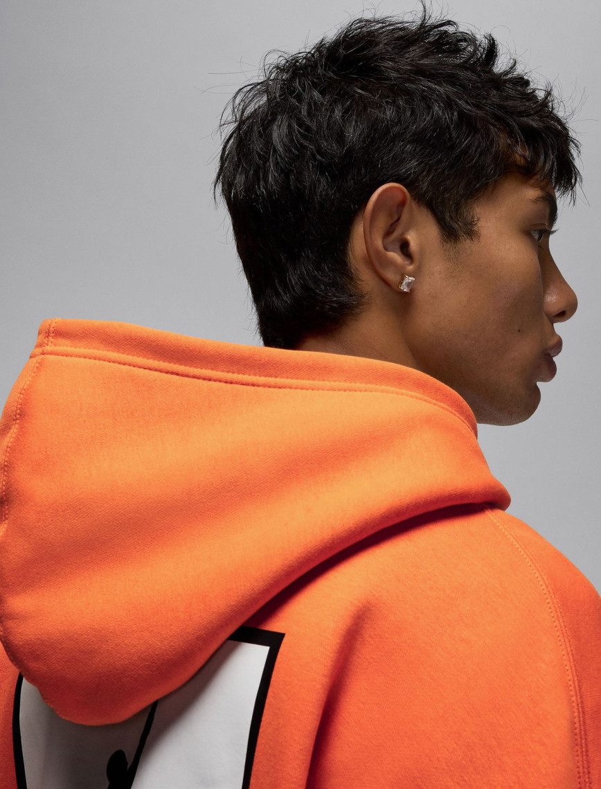 Jordan Brooklyn Fleece Erkek Turuncu Sweatshirt Jordan Brooklyn Fleece Erkek Turuncu Sweatshirt