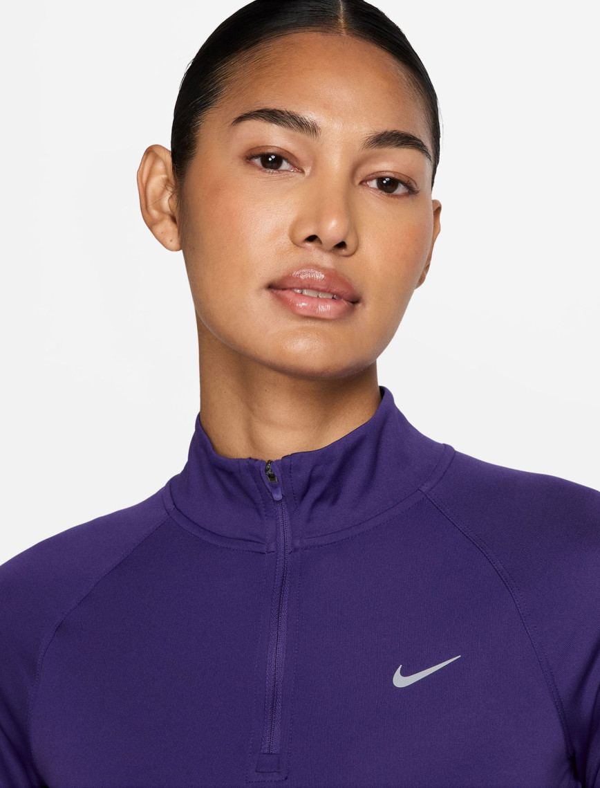 Nike Tempo Dri-Fit Kadın Mor Sweatshirt Nike Tempo Dri-Fit Kadın Mor Sweatshirt