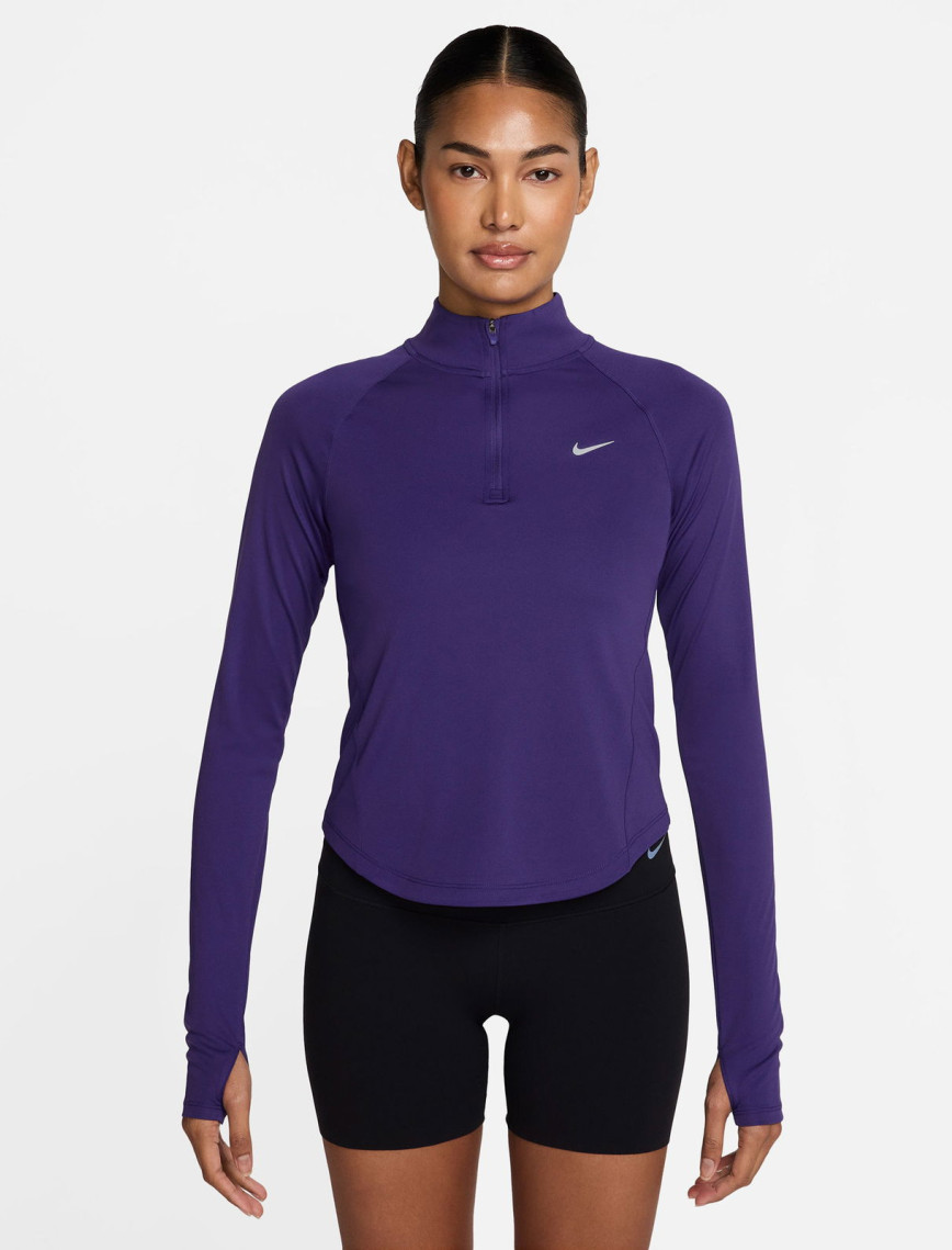 Nike Tempo Dri-Fit Kadın Gri Sweatshirt Nike Tempo Dri-Fit Kadın Gri Sweatshirt
