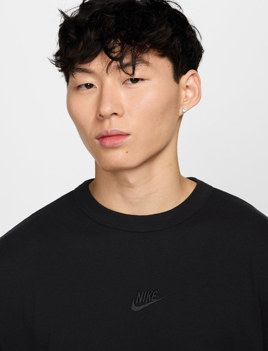 Nike Sportswear Premium Essentials Erkek Siyah T-Shirt Nike Sportswear Premium Essentials Erkek Siyah T-Shirt