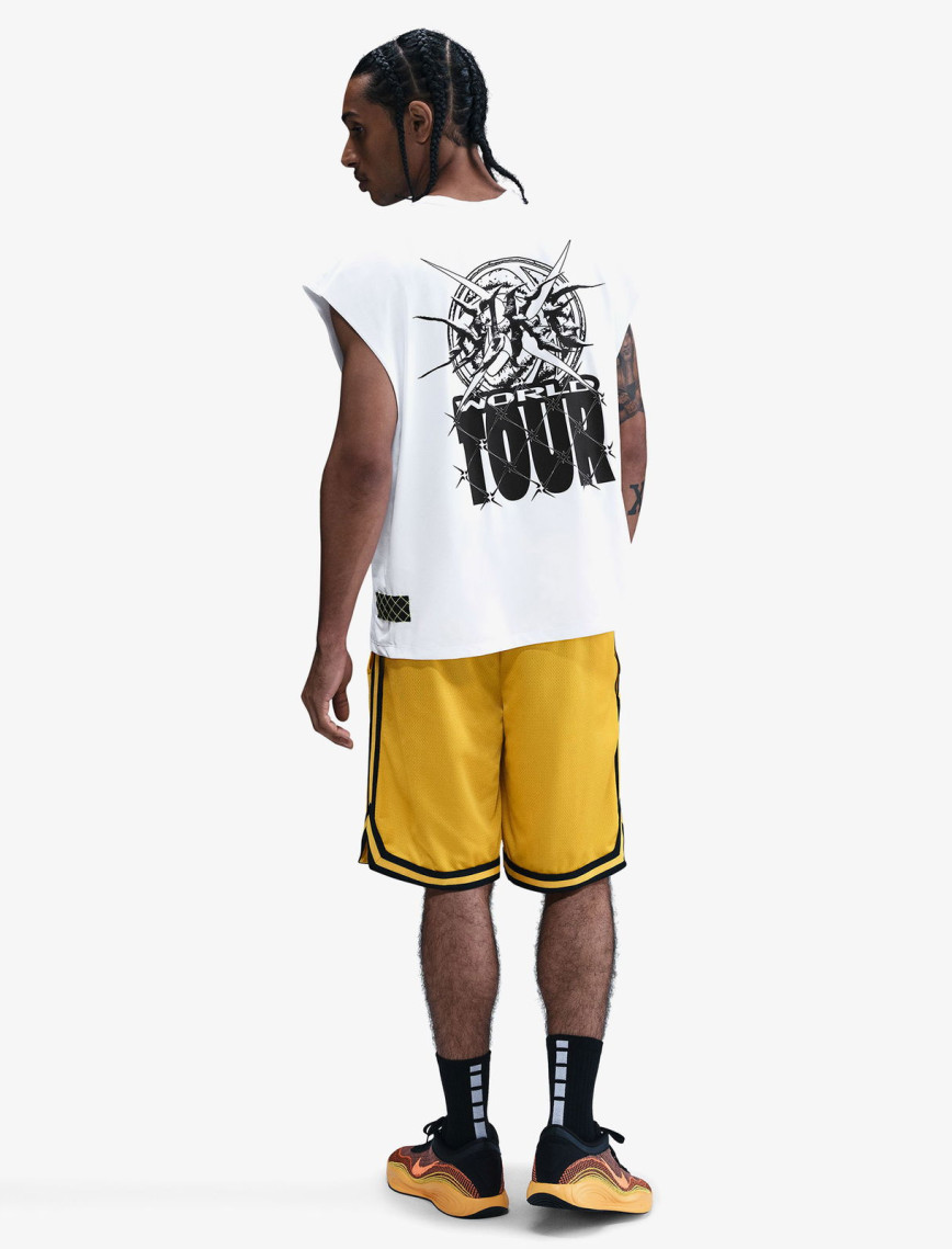 Nike Dri-Fit Top Street Erkek Beyaz T-Shirt Nike Dri-Fit Top Street Erkek Beyaz T-Shirt