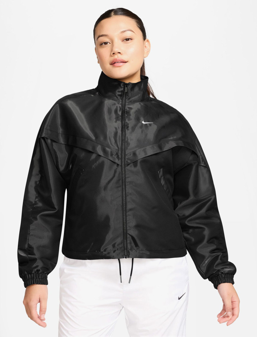 Nike Sportswear Windrunner Shine Kadın Siyah Ceket Nike Sportswear Windrunner Shine Kadın Siyah Ceket