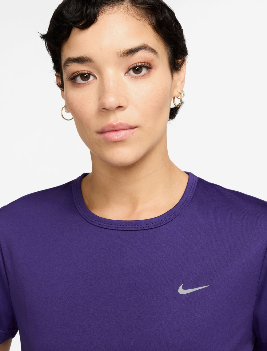 Nike Tempo Dri-Fit Kadın Mor T-Shirt Nike Tempo Dri-Fit Kadın Mor T-Shirt