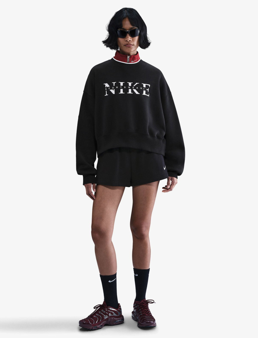 Nike Sportswear Phoenix Fleece Kadın Siyah Sweatshirt Nike Sportswear Phoenix Fleece Kadın Siyah Sweatshirt