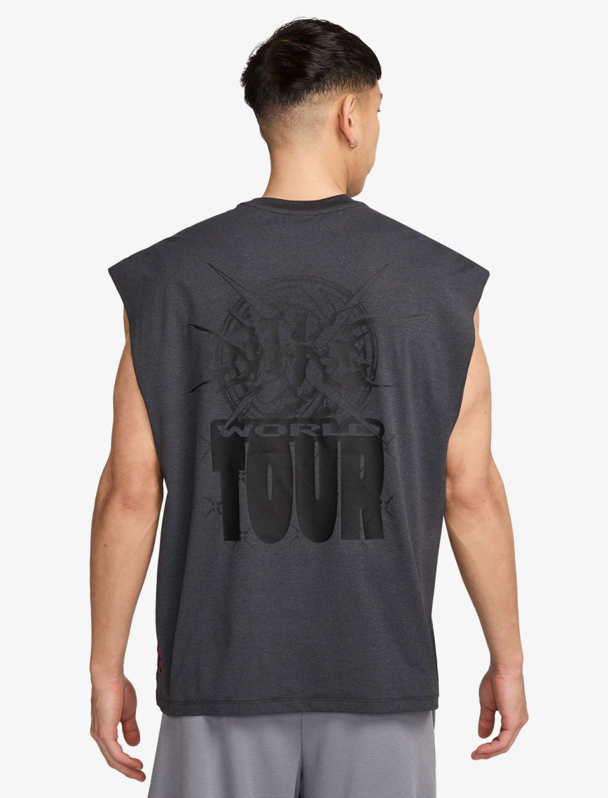 Nike Dri-Fit Top Street Erkek Gri T-Shirt Nike Dri-Fit Top Street Erkek Gri T-Shirt