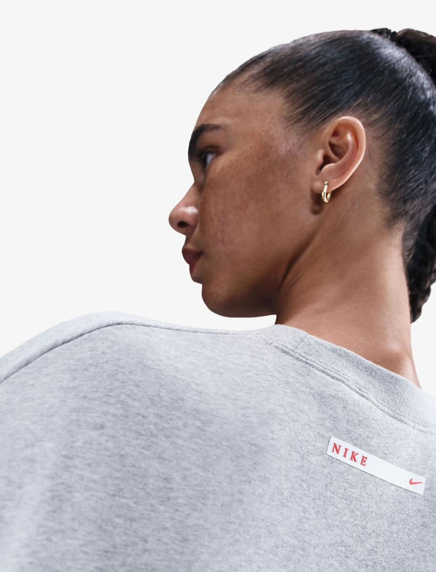 Nike Sportswear Phoenix Fleece Kadın Gri Sweatshirt Nike Sportswear Phoenix Fleece Kadın Gri Sweatshirt