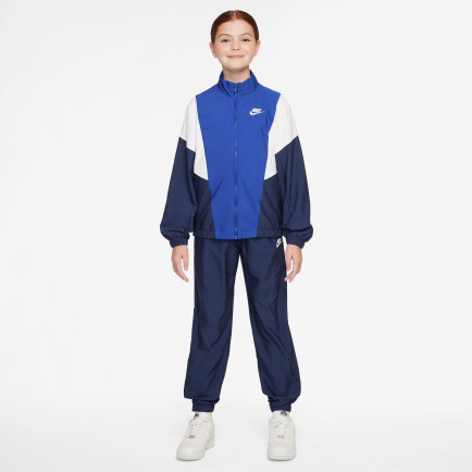 Nike Sportswear Woven Genç Çocuk Lacivert Eşofman Takımı Nike Sportswear Woven Genç Çocuk Lacivert Eşofman Takımı