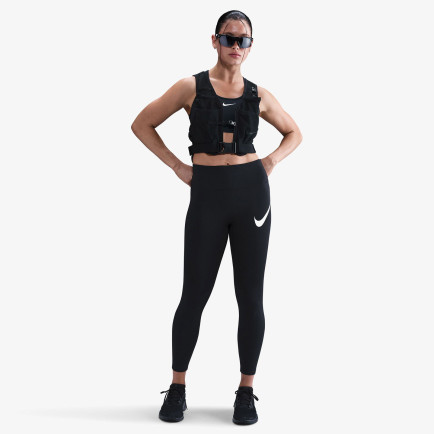 Nike Dri-Fit Tempo Swoosh Run Kadın Siyah Tayt Nike Dri-Fit Tempo Swoosh Run Kadın Siyah Tayt